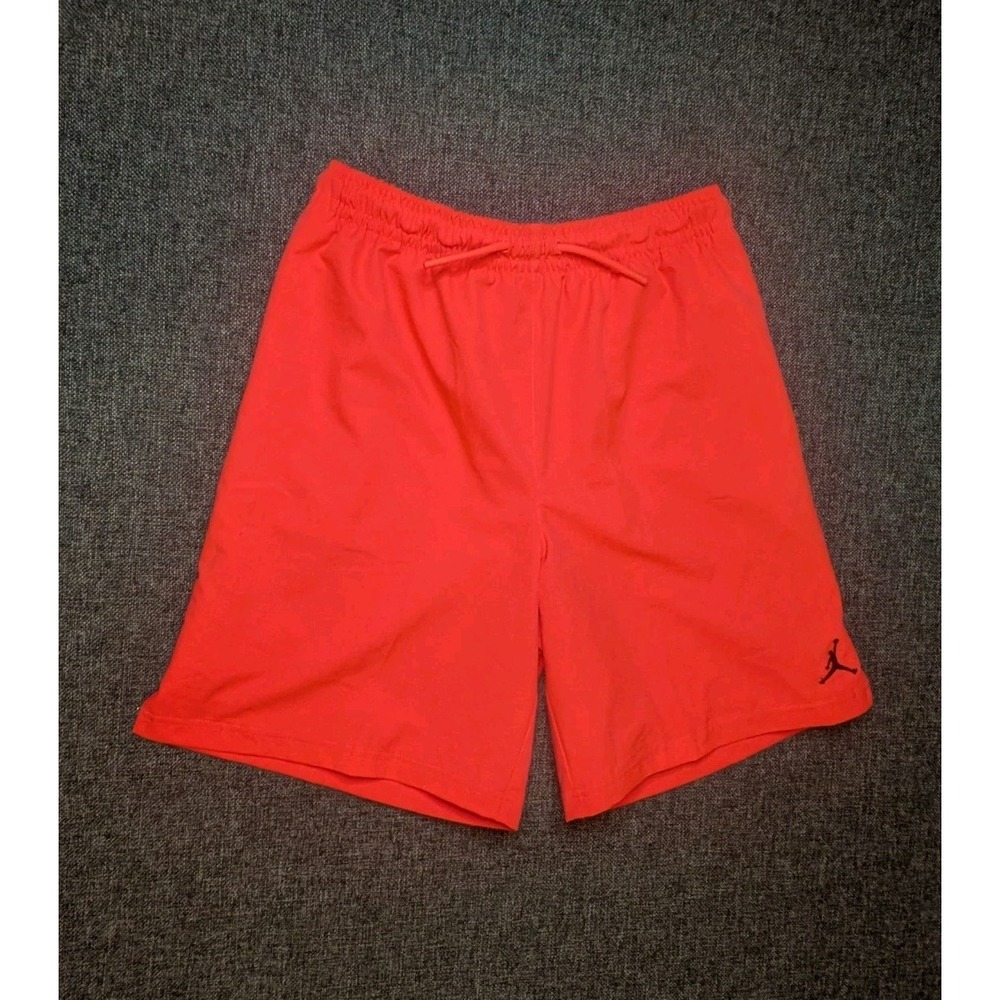 Jordan Air Jumpman Shorts Youth Large 12-13 Yrs Red Basketball Drawstring